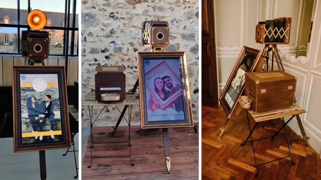 Borne photo vintage Paris et île de France par Tsl Evènement. Dj Mariage Haut de Gamme, Dj Entreprise Animation Cocktail originale pour vos mariages et soirées d'entreprise.