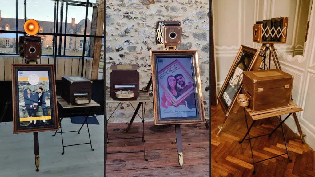 Borne photo vintage Paris et île de France par Tsl Evènement. Dj Mariage Haut de Gamme, Dj Entreprise Animation Cocktail originale pour vos mariages et soirées d'entreprise.