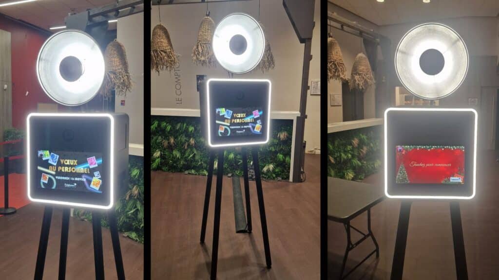 Borne photo pour soirée entreprise borne photo corporate paris et île de france
